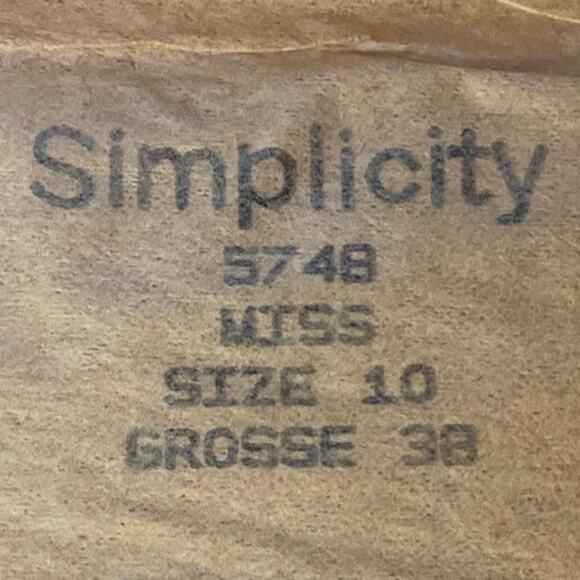 Simplicity 5748 Pattern Skirt Miss 10 Uncut Maxi Retro Timeless Witchy Whimsical - Picture 6 of 7